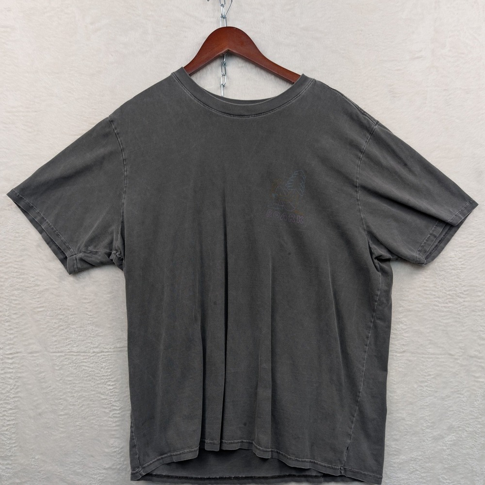 Roark T-Shirt Men's 2XL Faded Black Minimalist Skater Surf Outdoor Streetwear
